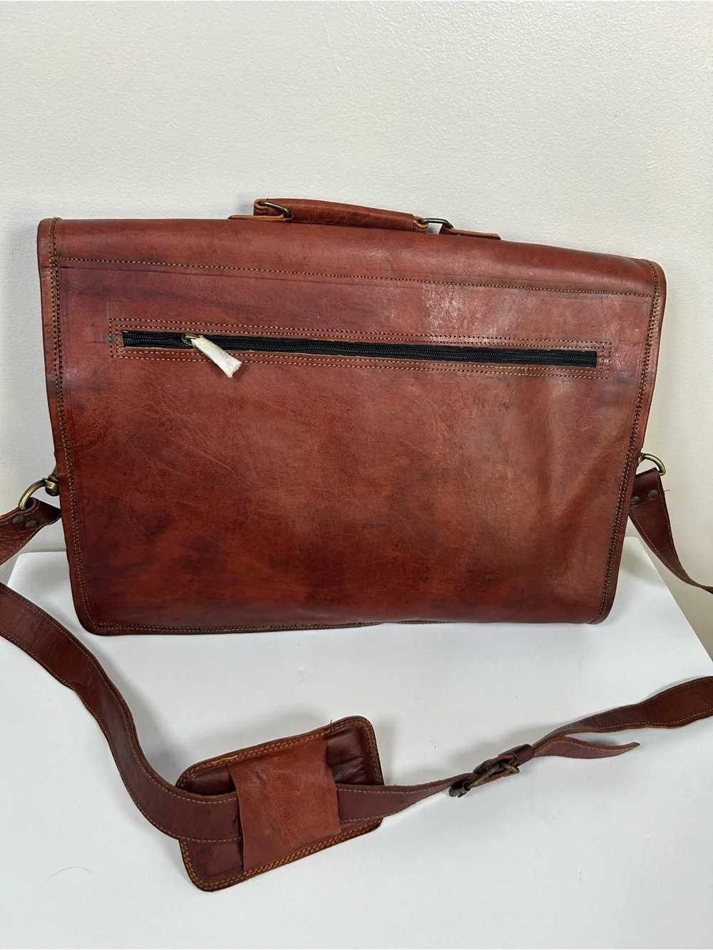 Komal’s Passion Genuine Leather Messenger Bag Briefcase Satchel Laptop Travel